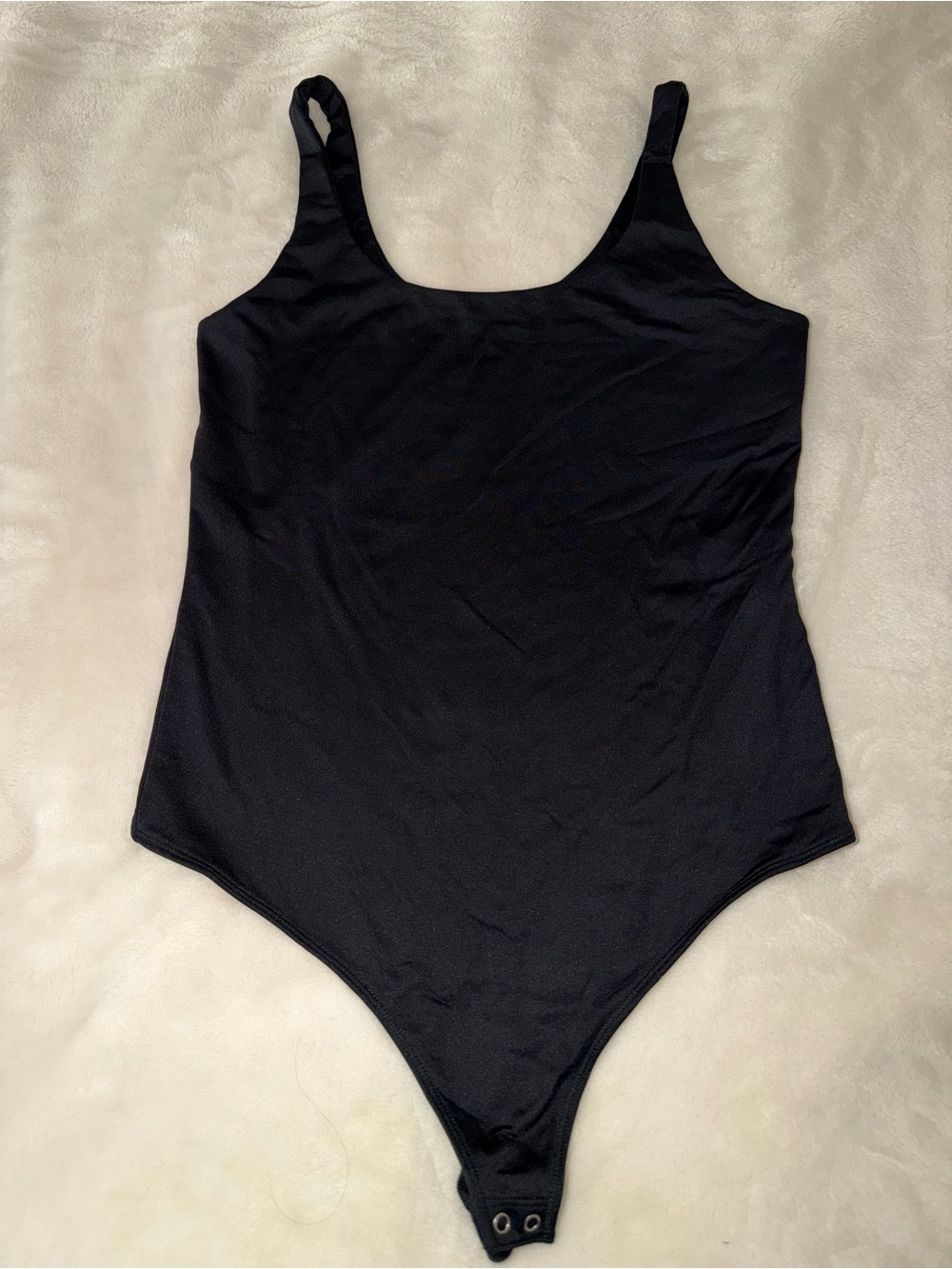 Abercrombie & Fitch Black Scoop Neck Bodysuit